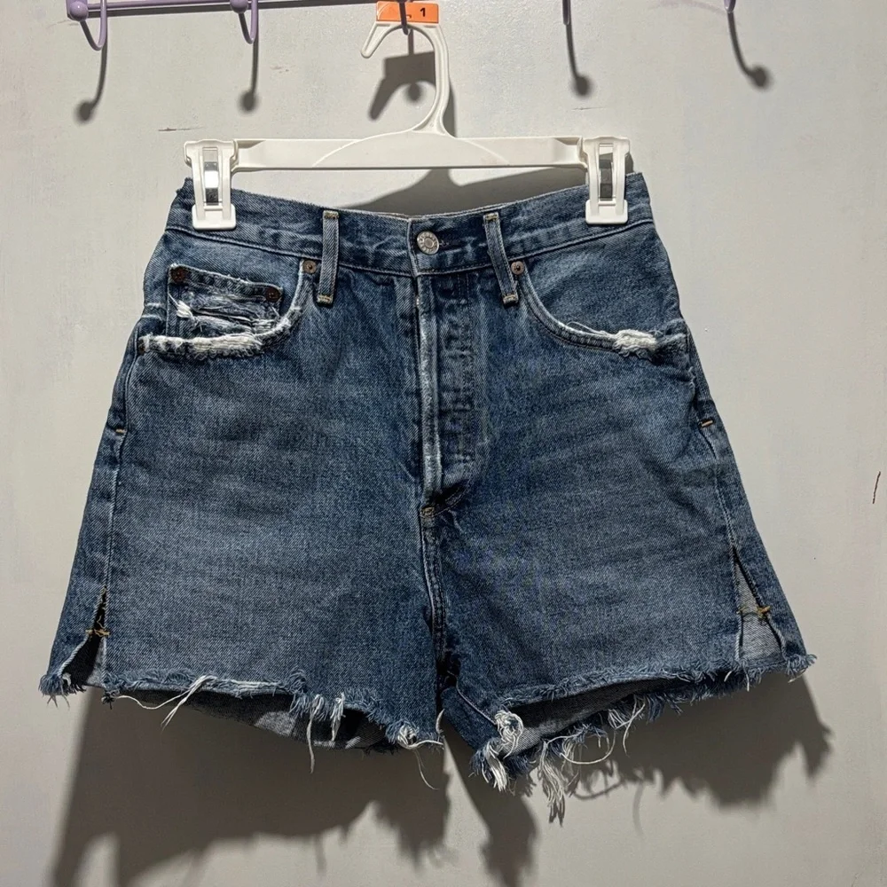 AGOLDE Dee denim shorts